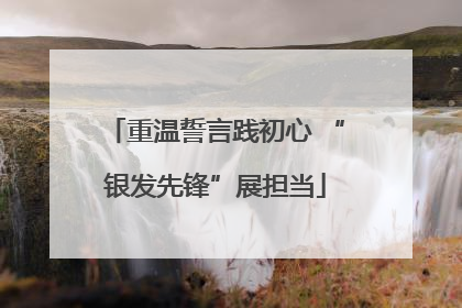 重温誓言践初心 “银发先锋”展担当
