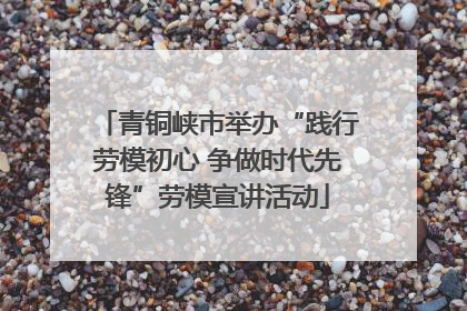 青铜峡市举办“践行劳模初心 争做时代先锋”劳模宣讲活动