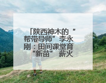 陕西神木的“帮带导师”李永刚：田间课堂育“新苗” 薪火相传助振兴