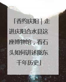 香约庆阳｜走进庆阳合水县这座博物馆，看石头如何讲述陇东千年历史