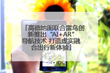 高德地图联合雷鸟创新推出“AI+AR”导航技术 打造虚实融合出行新体验