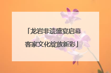 龙岩非遗盛宴启幕 客家文化绽放新彩