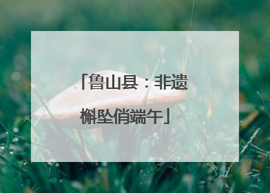 鲁山县：非遗槲坠俏端午
