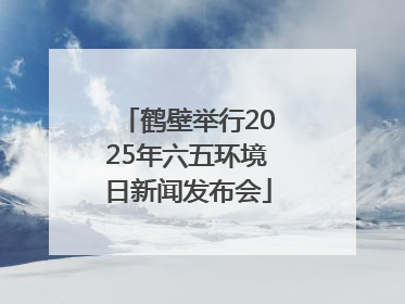 鹤壁举行2025年六五环境日新闻发布会