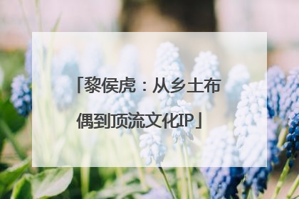 黎侯虎：从乡土布偶到顶流文化IP