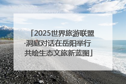 2025世界旅游联盟·洞庭对话在岳阳举行 共绘生态文旅新蓝图