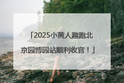 2025小黄人趣跑北京园博园站顺利收官！