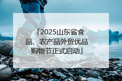 2025山东省食品、农产品外贸优品购物节正式启动