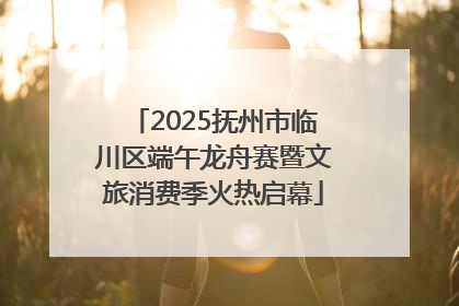 2025抚州市临川区端午龙舟赛暨文旅消费季火热启幕