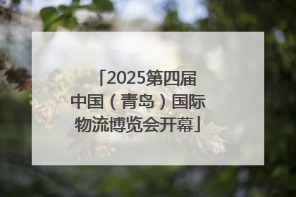 2025第四届中国（青岛）国际物流博览会开幕