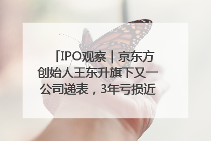 IPO观察｜京东方创始人王东升旗下又一公司递表，3年亏损近50亿元，近8成收入来自同一客户